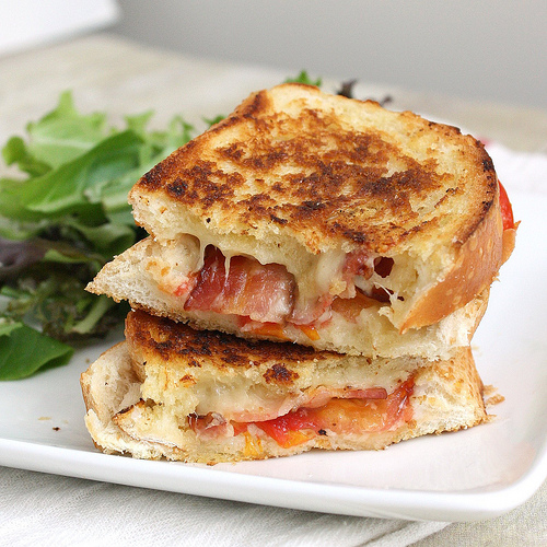 Grilled Cheese with Bacon