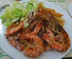 Grilled -Napalm- Shrimp