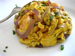 Malaysian omelet